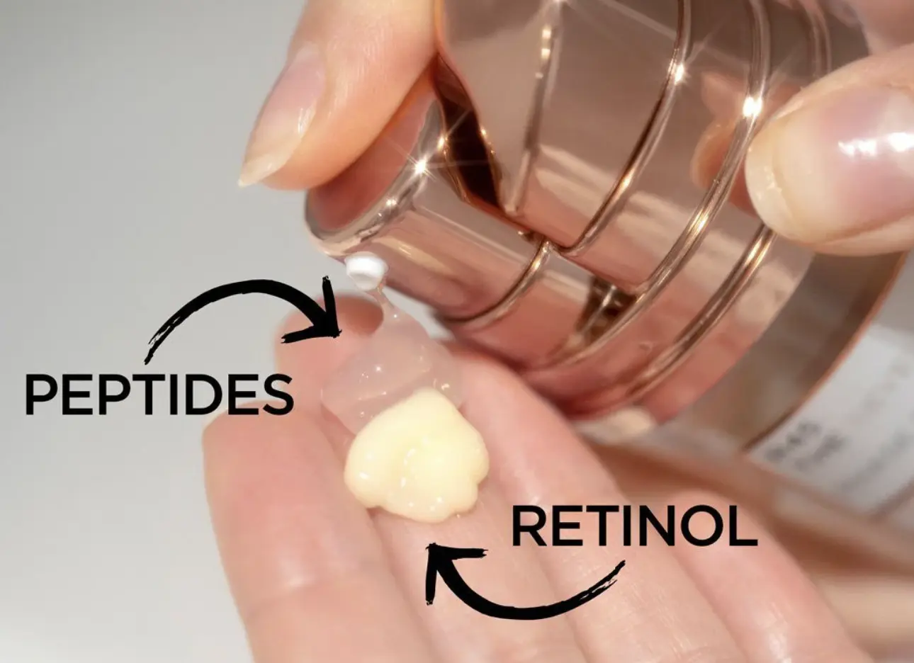 Pump dispensing serum with labeled peptides and retinol - Coenzyme Q10 in Skincare: Benefits & How to Use 2026 - Zicail