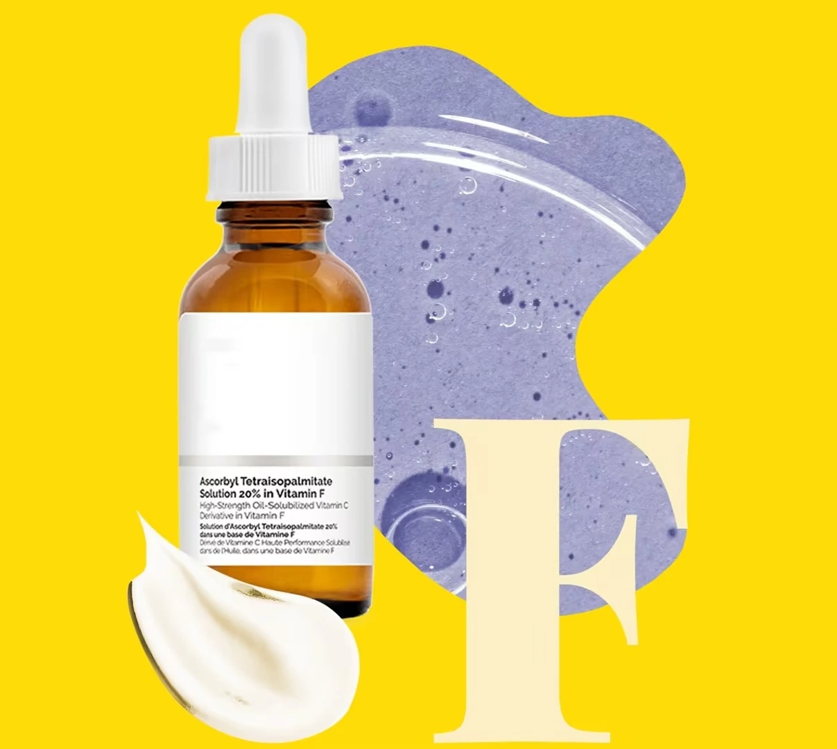 Vitamin F infused serum in a stylish bottle surrounded by cream textures - Vitamin F for Skin: Benefits & How to Use in Skincare 2026 - Zicail