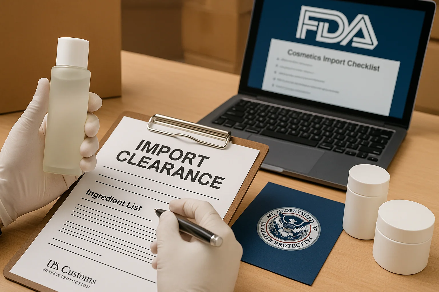 FDA import checklist and form for cosmetic clearance - Importing Skincare to the EU & US: Key Compliance Rules 2026 - Zicail FDA import checklist and form for cosmetic clearance - Importing Skincare to the EU & US: Key Compliance Rules 2026 - Zicail
