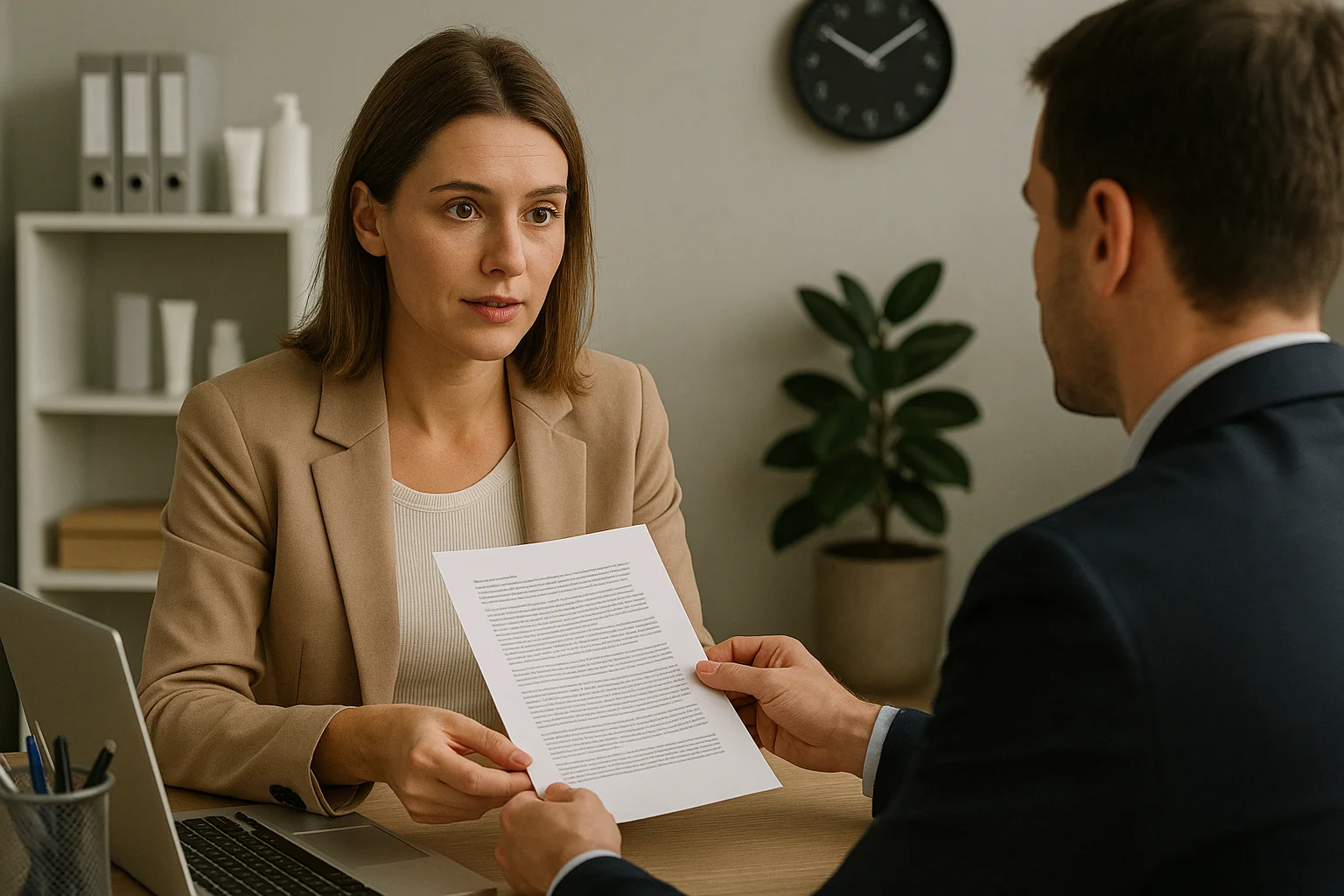 Woman discussing cosmetic documents with colleague - Importing Skincare to the EU & US: Key Compliance Rules 2026 - Zicail Woman discussing cosmetic documents with colleague - Importing Skincare to the EU & US: Key Compliance Rules 2026 - Zicail
